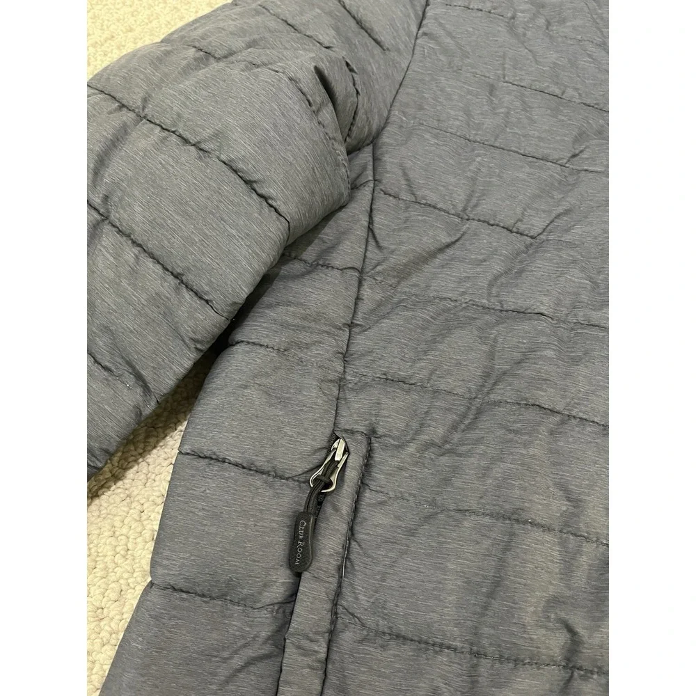 Club Room Mens Puffer Jacket Coat GREY‎ size S